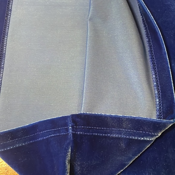 Vintage Lord and Taylor royal blue velvet velour super soft turtleneck top sz M - Picture 10 of 11